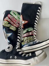 Botas de cano alto vintage converse chuck taylor all star raras colecionáveis pretas comprar usado  Enviando para Brazil