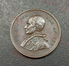Medaglia papa leone usato  Cuneo