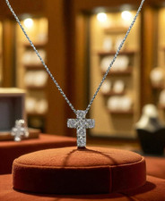 Collana oro bianco usato  Palermo
