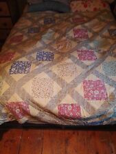 Vintage patchwork quilted for sale  UK