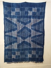 Tecido de lama vintage africano índigo têxtil – tingido à mão Mali A31, usado comprar usado  Enviando para Brazil