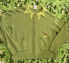 Maglione verde kermit usato  Spedire a Italy