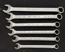 Wright Tool 6 peças combinação extremidade aberta conjunto de chaves de porca SAE 7/16”-3/4”  comprar usado  Enviando para Brazil