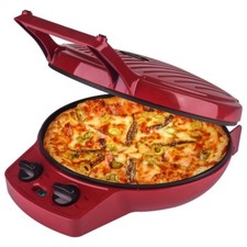 Forno eletrônico de pizza Courant 12 polegadas 180° multiuso chapa dupla vermelha OB comprar usado  Enviando para Brazil