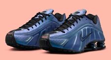 Tênis casual Nike Shox R4 OG azul iridescente prata masculino tamanho EUA 8 (9,5W) novo✅ comprar usado  Enviando para Brazil
