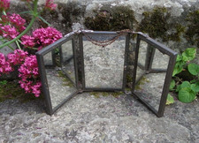 Petit miroir triptyque d'occasion  Gandelu
