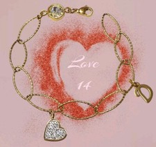 Bracciale cuore iniziale usato  Grotteria