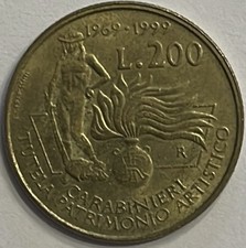 Moneta 200 lire usato  Avezzano