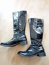 Stiefel schwarz lackleder gebraucht kaufen  Ehingen (Donau)