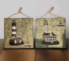 set wall decor lighthouse for sale  Newton
