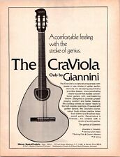 ANÚNCIO IMPRESSO VINTAGE 1974 GUITARRAS GIANNINI CRAVIOLA comprar usado  Enviando para Brazil