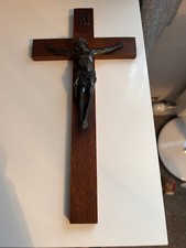Catholic crucifix wooden for sale  CHORLEY