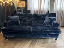 Deep navy velvet for sale  LONDON