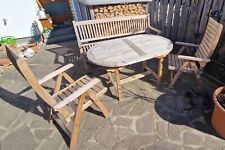 Teakholz sitzgruppe garten gebraucht kaufen  Werneuchen