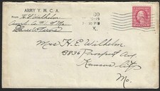 1916 PERSHING EXPEDITION Ambulance Co. #1 Capa Laredo TX para Kansas City MO comprar usado 1916 PERSHING EXPEDITION Ambulance Co. #1 Capa Laredo TX para Kansas City MO comprar usado  Enviando para Brazil