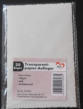 Bogen transparentpapier aufleg gebraucht kaufen  Weil am Rhein