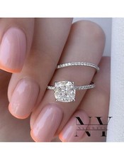 Moissanite bridal set for sale  Jamaica
