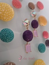Orecchini pendenti swarovski usato  Roma