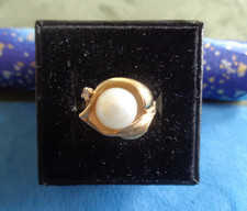 Pearl diamond gold for sale  Great Falls