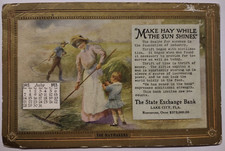 Cartão postal antigo State Exchange Bank Lake City Flórida 1912 anúncio de arte b comprar usado  Enviando para Brazil