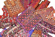 Grande Atacado Multi Lote Afegão Banjara Vestido Pescoço Jugo Bordado à Mão Patch comprar usado  Enviando para Brazil