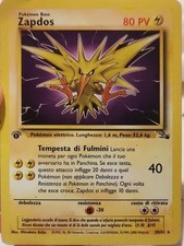 Zapdos carta pokemon usato  Castiglione del Lago