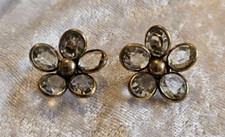 pale blue flower earrings for sale  Northfield
