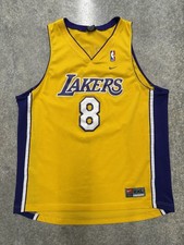 Camiseta Nike Kobe Bryant #8 XXL Los Angeles Lakers amarela NBA basquete Swingman comprar usado  Enviando para Brazil