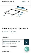 Einbausystem einbaumontagehilf gebraucht kaufen  Kruft