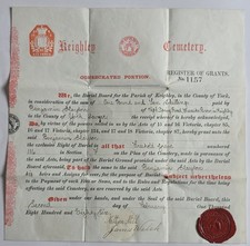 1886 keighley cemetery for sale  NORTHAMPTON