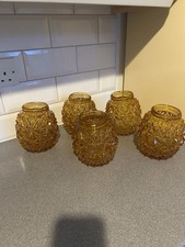 Vintage amber glass for sale  NORTHAMPTON