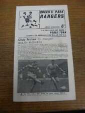 26/11/1966 Queens Park Rangers v Poole Town [FA Cup] (ligeiramente marcado) comprar usado  Enviando para Brazil