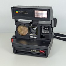 Câmera instantânea Polaroid 600 Land Sun 660 foco automático vintage LEIA POR FAVOR comprar usado  Enviando para Brazil