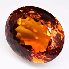 Piedra preciosa suelta sin tratar citrino 250+ quilates naranja natural brasileña con certificación EGL segunda mano  Embacar hacia Mexico