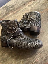 Lederboots silber ralph gebraucht kaufen  Berlin