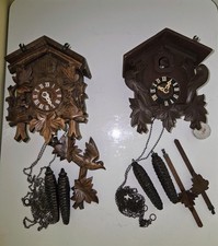 Relojes de cocina alemanes vintage de la Selva Negra para piezas o para arreglar segunda mano  Embacar hacia Mexico