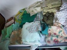 Bundle green fabric for sale  HUNTINGDON