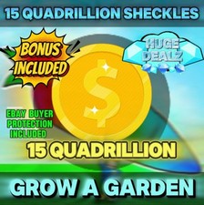 Grow A Garden (GaG)| 15 Quadrillion Sheckles |Barato| Item virtual comprar usado  Enviando para Brazil