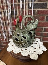 Rustic ceramic chicken for sale  Mount Holly