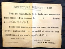 Ffi affichette desarmement d'occasion  Amboise