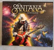 ASSINADO!! Capa Santana CD Sentient autografada!!! ESGOTADO!! comprar usado  Enviando para Brazil