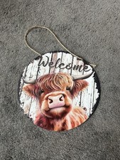 Highland cow welcome for sale  ABERGAVENNY