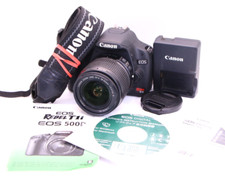 Câmera digital Canon EOS T1i 500D DSLR EF-S 18-55MM IS LENTE FUNCIONA BEM frete grátis comprar usado  Enviando para Brazil