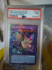 Yu-Gi-Oh! PSA 9 The Dark Magicians (EN100) – 1ª edição – Battle of Chaos – ESTADO PERFEITO 🔥 comprar usado  Enviando para Brazil