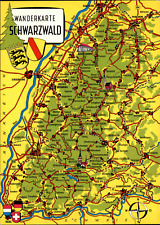Deutschland postkarte landkart gebraucht kaufen  Wöllstein