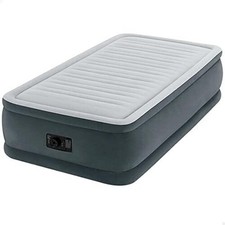 Intex Comfort Pluszowy materac podwójny 203 x 152 x 56 cm 230V szary na sprzedaż  PL