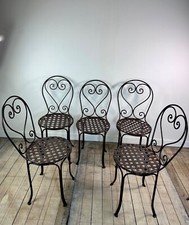 Chaises anciennes fer d'occasion  Claye-Souilly