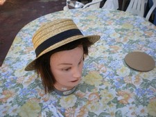 Ancien chapeau paille d'occasion  Sedan