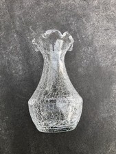 Vase glas craquele gebraucht kaufen  Hinte