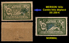 Variété merson 143c d'occasion  France